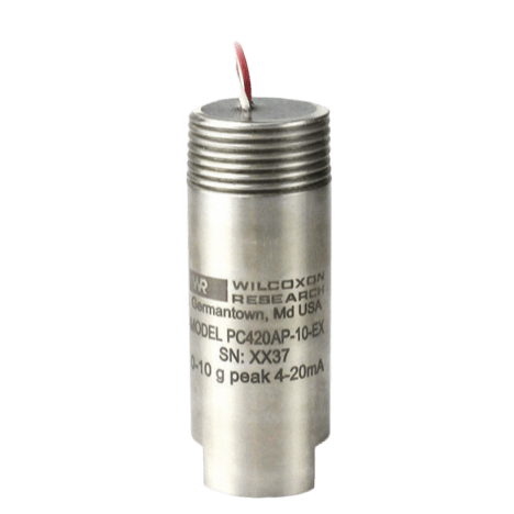 Wilcoxon Sensing Technologies Explosion-proof Acceleration Loop Powered Sensor, PC420A-EX Series